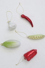 3 of 3:Chili Pepper Glass Ornament