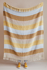 2 of 3:Coastal Living Striped Throw