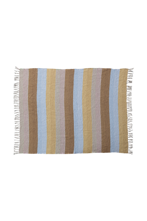 Coastal Living Striped Throw