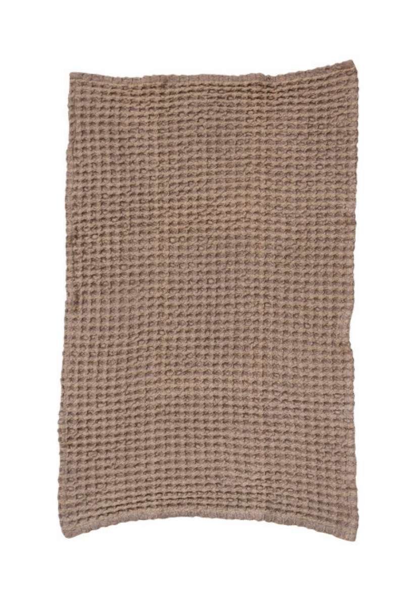 Creative-Co-Op-Cotton-Waffle-Tea-Towel-Taupe