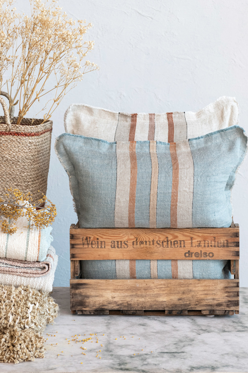 Desert Striped Pillow