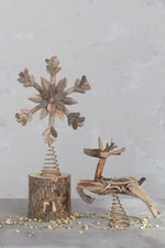 2 of 2:Driftwood Snowflake Tree Topper