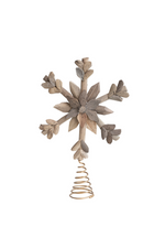 1 of 2:Driftwood Snowflake Tree Topper