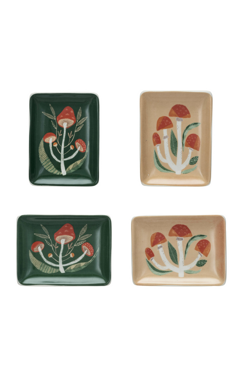 Enchanted Mushroom Ceramic Dish