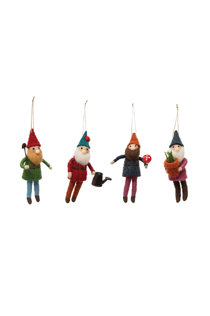 Creative-Co-Op-Garden-Gnome-Friends-Ornament