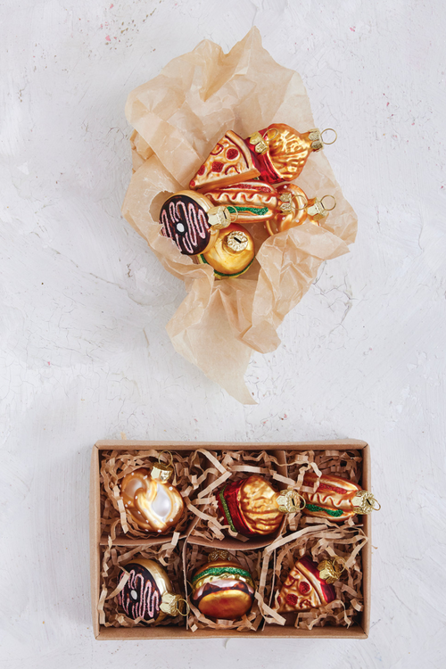 Glass Food Ornament