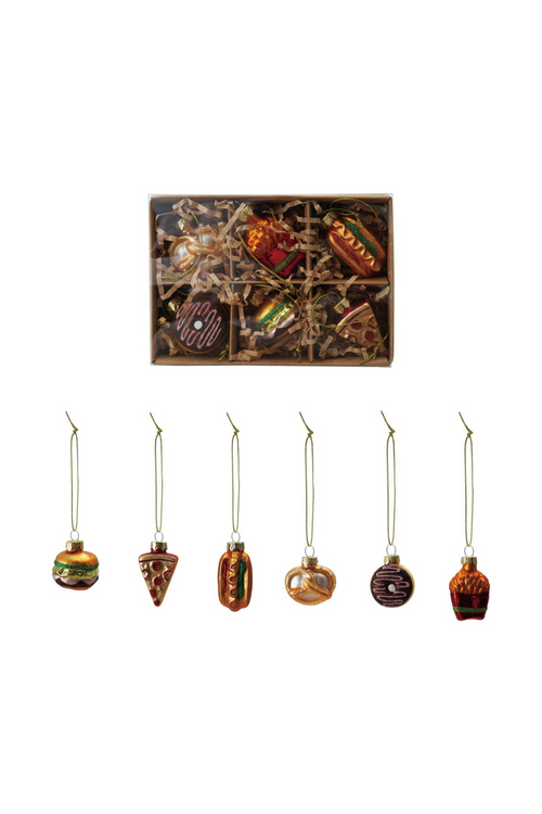 Glass Food Ornament