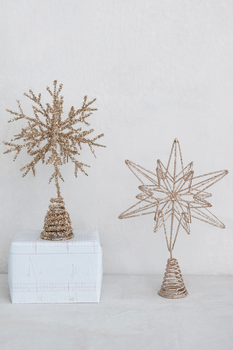 Creative-Co-Op-Glitter-Star-Tree-Topper