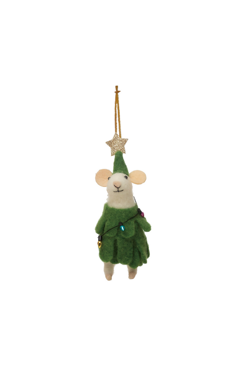 Creative-Co-Op-Holiday-Mouse-Wool-Felt-Ornament-Tree
