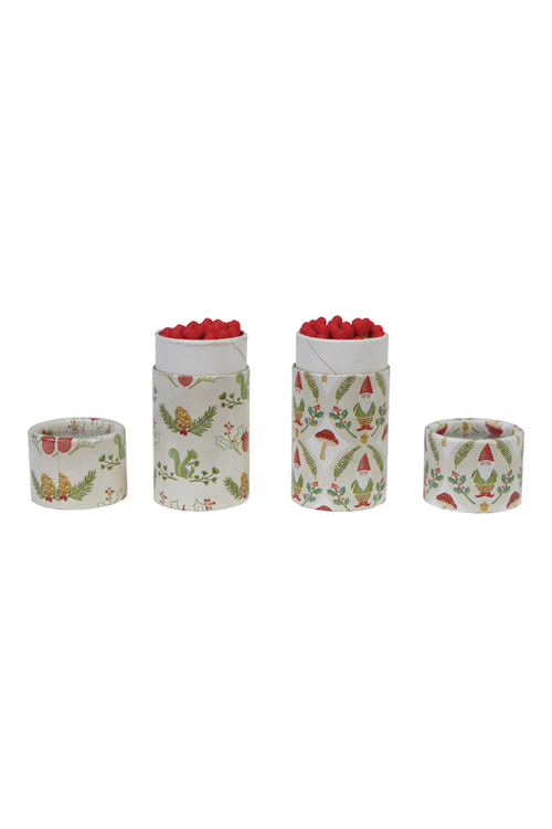 Holiday Safety Match Tube