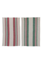 1 of 4:Holiday Stripe Tea Towels