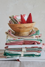 3 of 4:Holiday Stripe Tea Towels