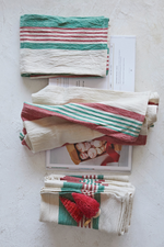 4 of 4:Holiday Stripe Tea Towels