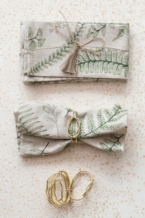 Linen Botanicals Napkin Set