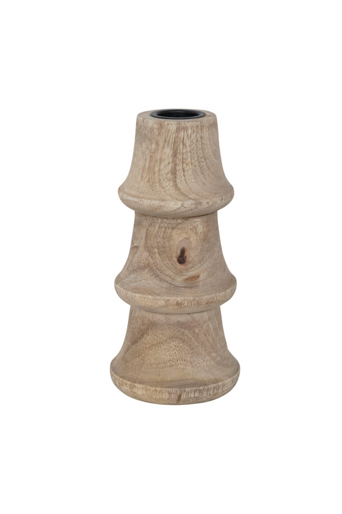   Creative-Co-Op-Mango-Wood-Carved-Candle-Holder