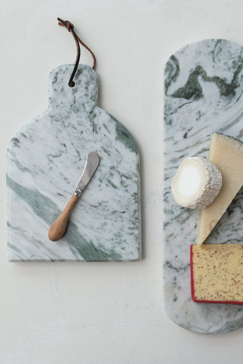 Creative-Co-Op-Marble-Board-Canape-Knife-Set-Green-Marble