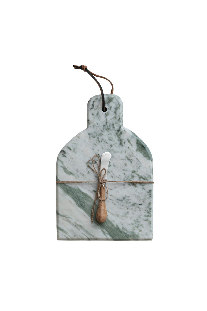 Creative-Co-Op-Marble-Board-Canape-Knife-Set-Green-Marble