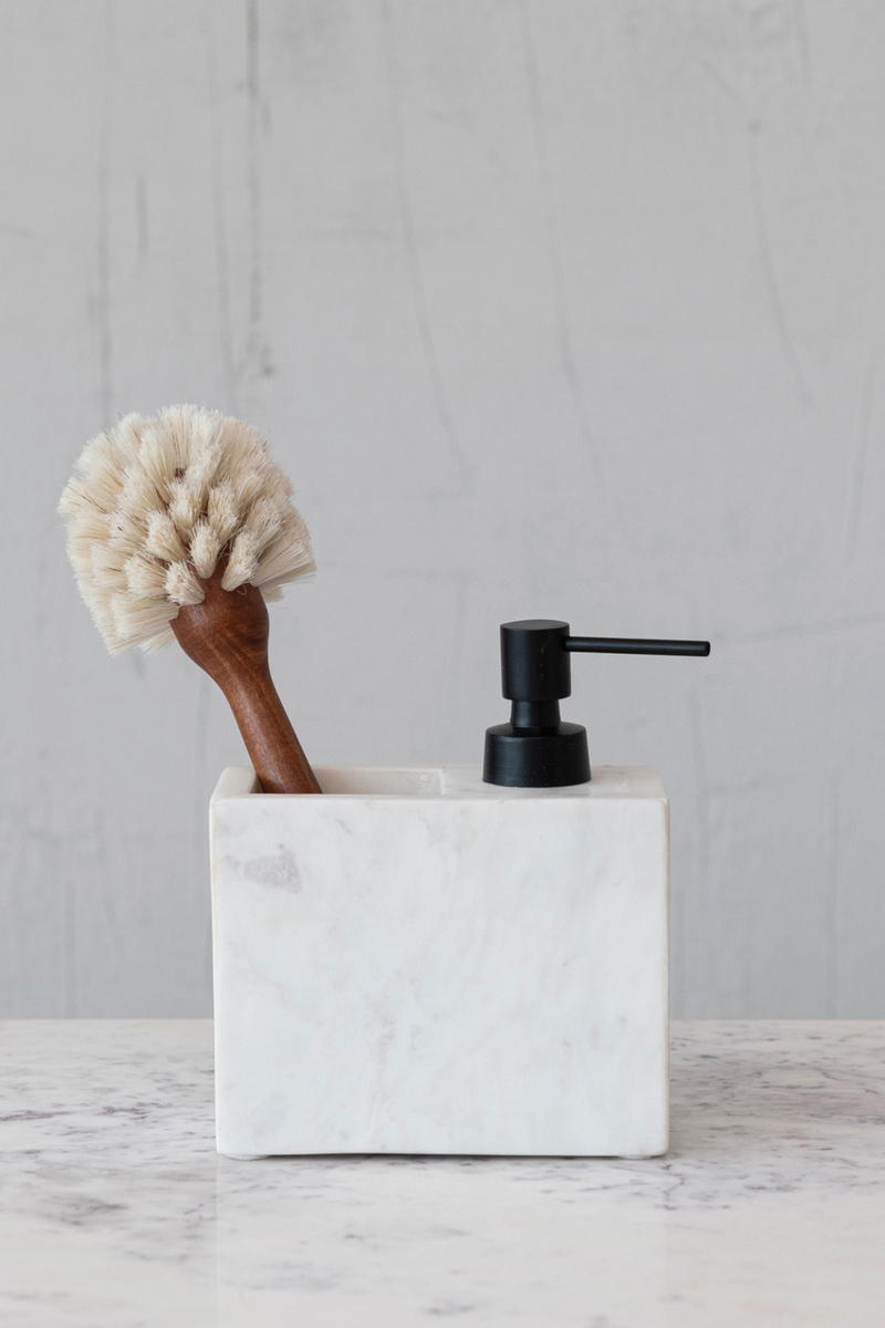 Creative-Co-Op-Marble-Soap-Dispenser