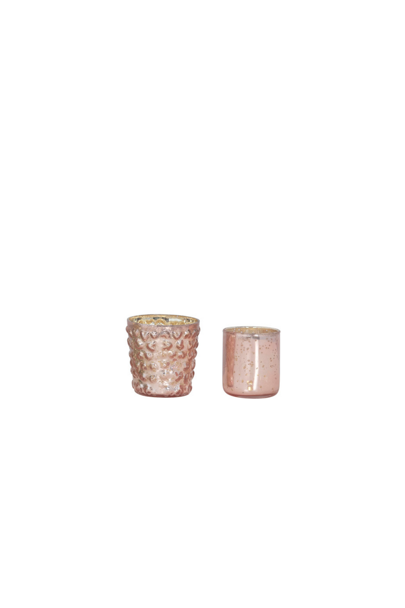 Creative-Co-Op-Mercury-Glass-Votive-Pink