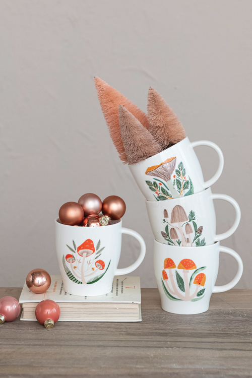 Merry Mushroom Printed Mug