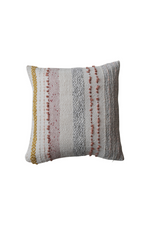 1 of 3:Mineral Stripes Cotton Woven Pillow