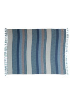 1 of 4:Ocean Breeze Striped Throw