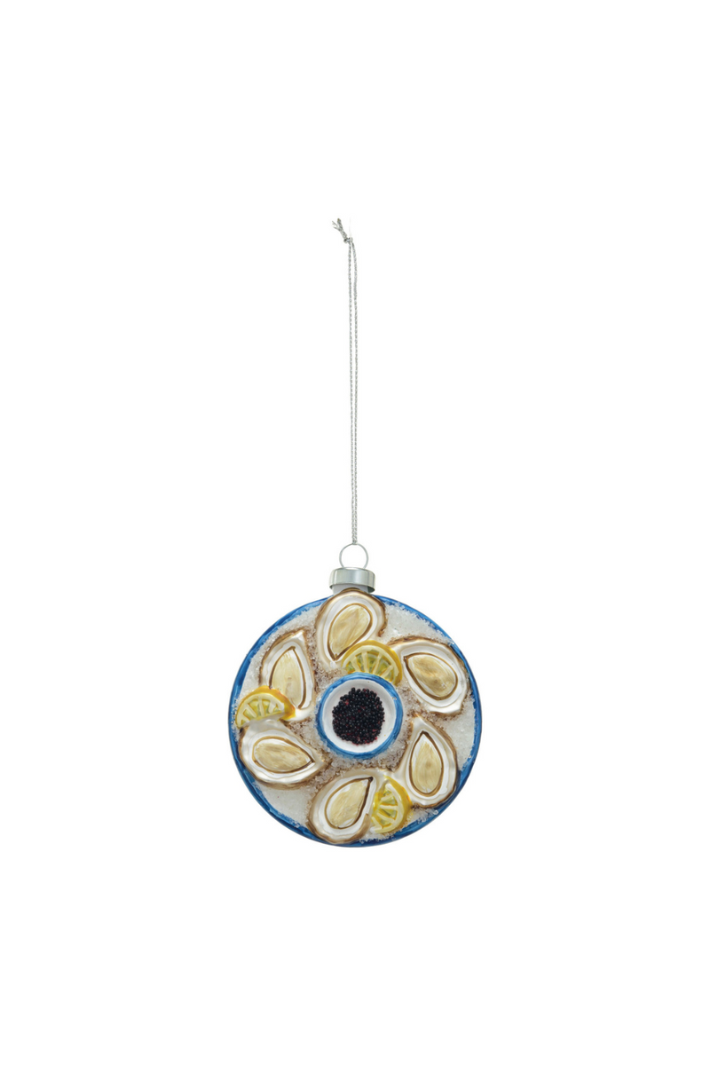 Creative-Co-Op-Oysters-Glass-Ornament