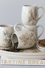 2 of 6:Pressed Botanical Mug