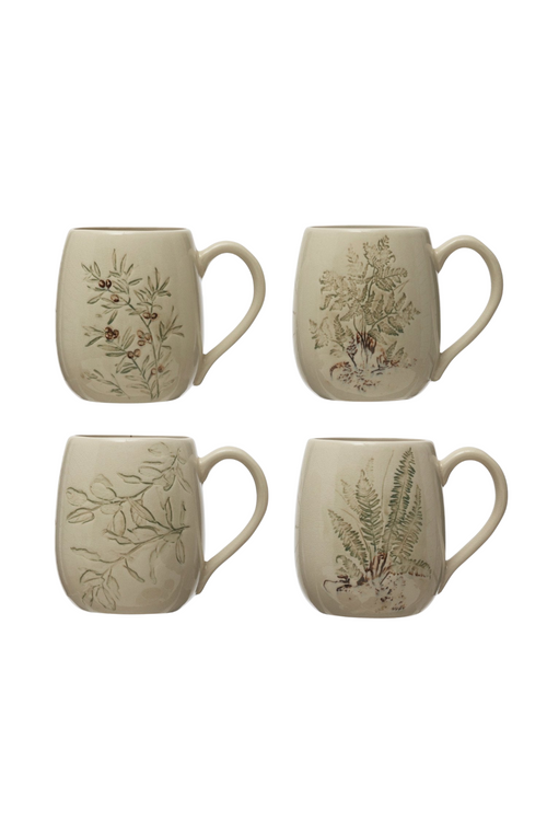 Pressed Botanical Mug