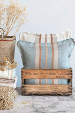 2 of 4:Seaside Striped Pillow