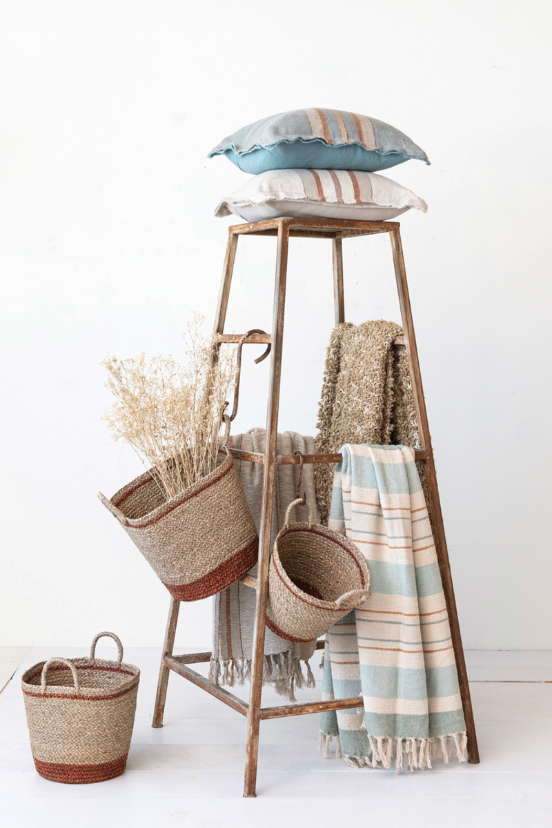 Creative-Co-Op-Seaside-Striped-Throw