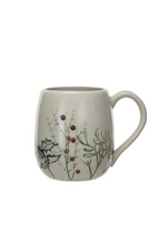 1 of 2:Seasonal Botanicals Ceramic Mug