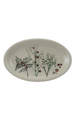 1 of 3:Seasonal Botanicals Serving Platter