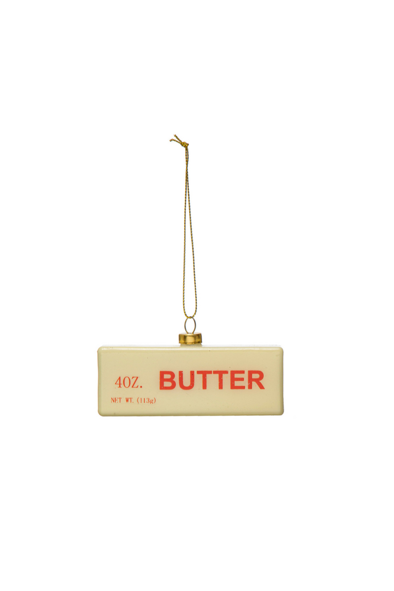 Creative-Co-Op-Stick-of-Butter-Glass-Ornament