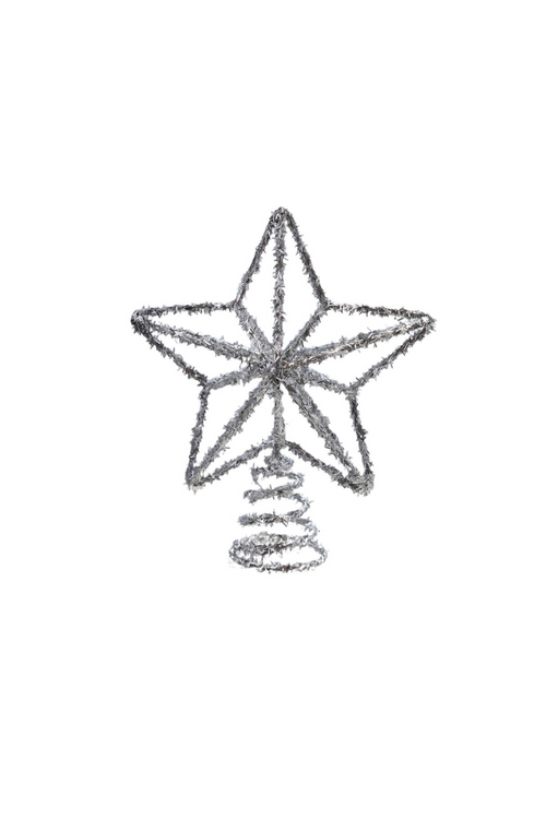 Tinsel Star Tree Topper