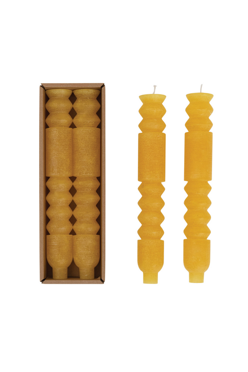 Creative-Co-Op-Totem-Taper-Candles-Honey
