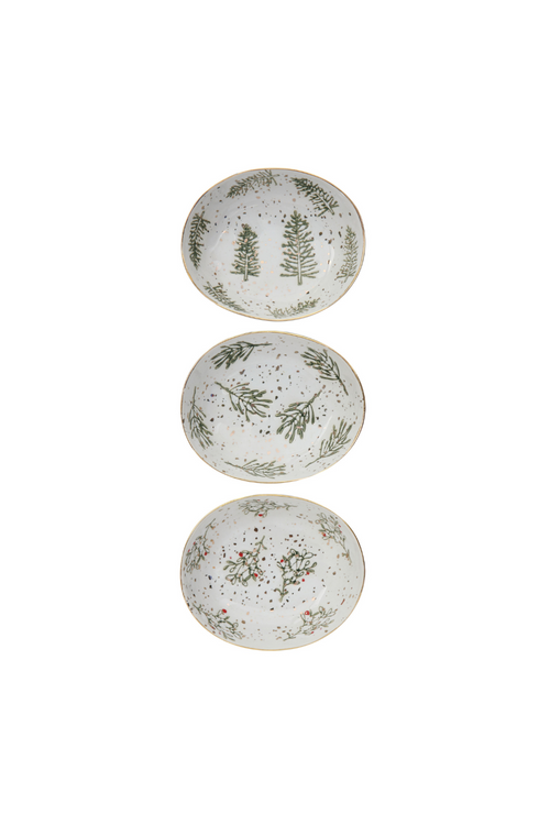 Creative-Co-Op-Wintertime-Botanical-Plates