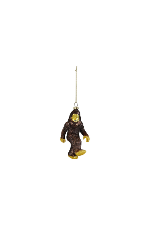 Bigfoot Glass Ornament