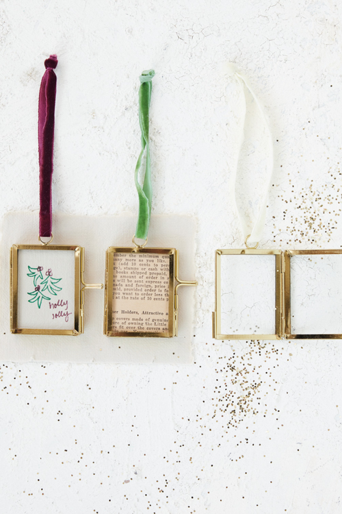 Brass Photo Frame Ornament