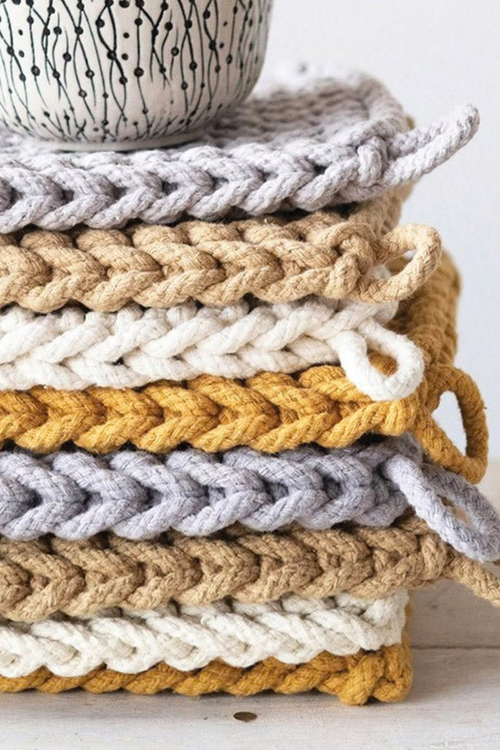 Cotton Crochet Pot Holder