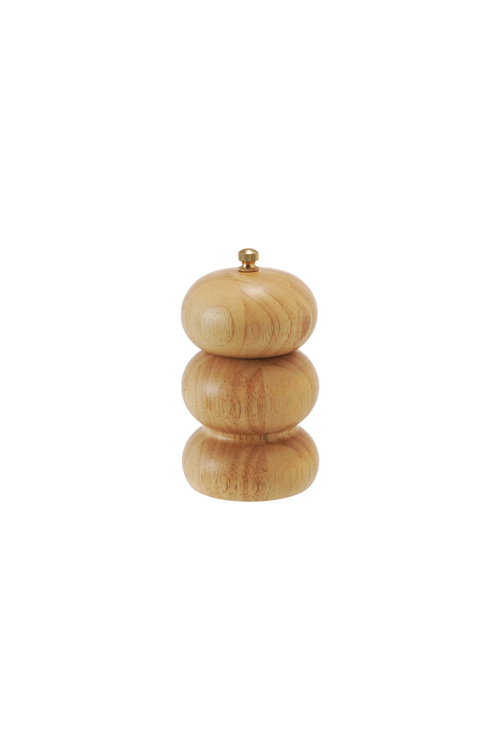 Rubberwood Salt + Pepper Mill