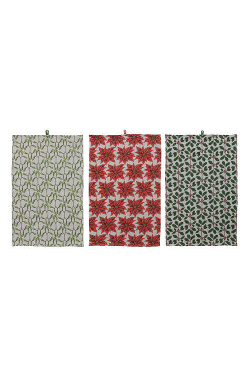 Seasonal Botanicals Printed Tea Towel