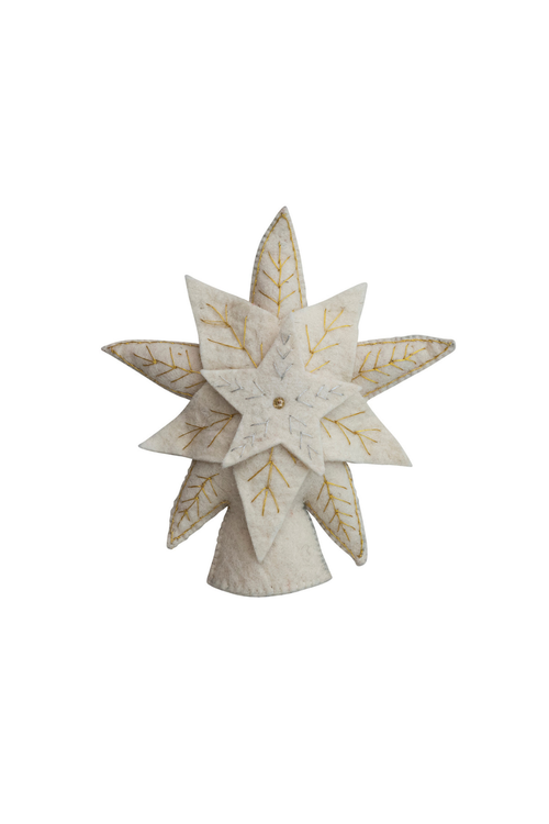 Wool Felt Star Tree Topper