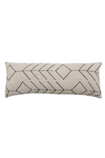 1 of 2:Chevron Embroidered Lumbar Pillow