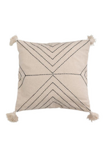 1 of 2:Peak Stitch Cotton Pillow