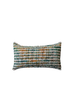 1 of 2:Rainbow Stripes Bouclé Lumbar Pillow
