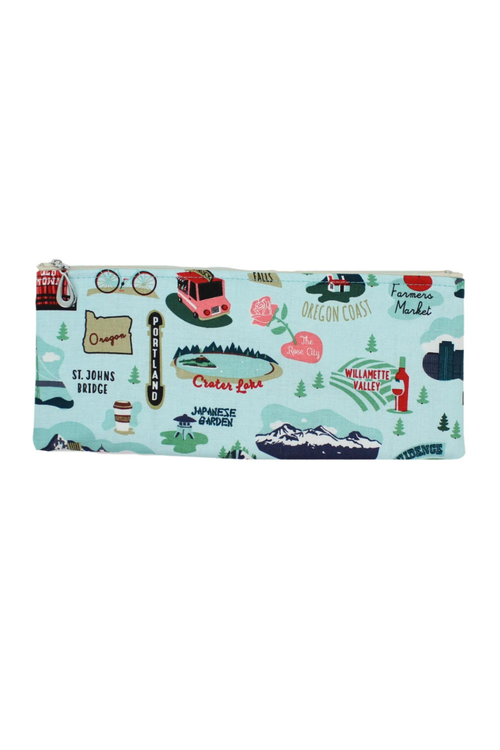 Cotton Brush + Pencil Bag