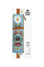 1 of 2:Honeybee Tea Embroidered Notebook Pouch