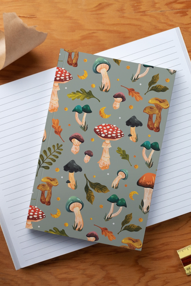 Mushroom Garden Notebook-Denik-ECOVIBE