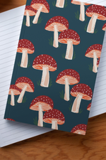 Navy Mushrooms Notebook-Denik-ECOVIBE